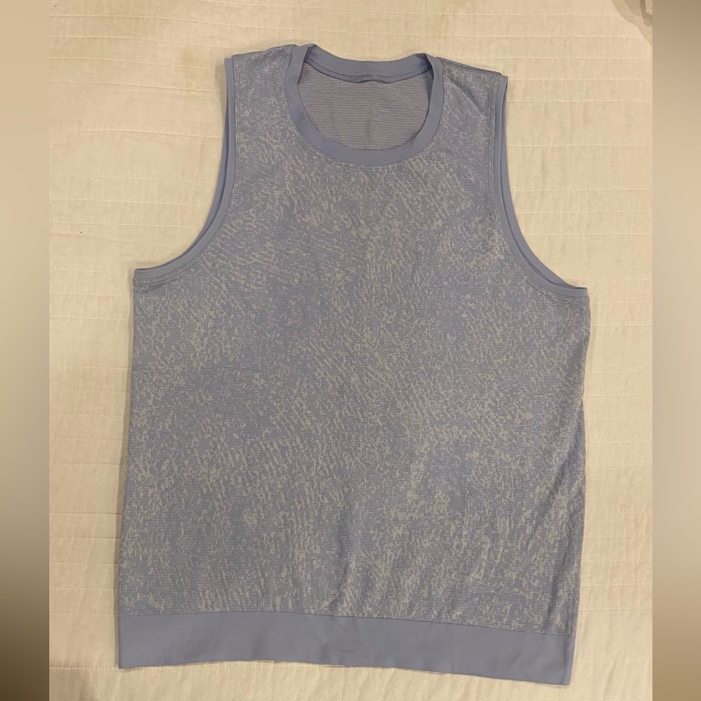 Lululemon swiftly breathe muscle tank. Size 8 blue